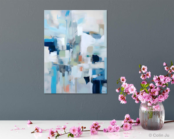 Large Modern Canvas Wall Paintings, Original Abstract Art, Hand Painted Acrylic Painting on Canvas, Large Wall Art Painting for Dining Room-ArtWorkCrafts.com