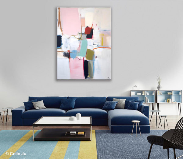Hand Painted Canvas Art, Modern Paintings, Large Contemporary Wall Art, Extra Large Paintings for Living Room, Original Abstract Painting-ArtWorkCrafts.com