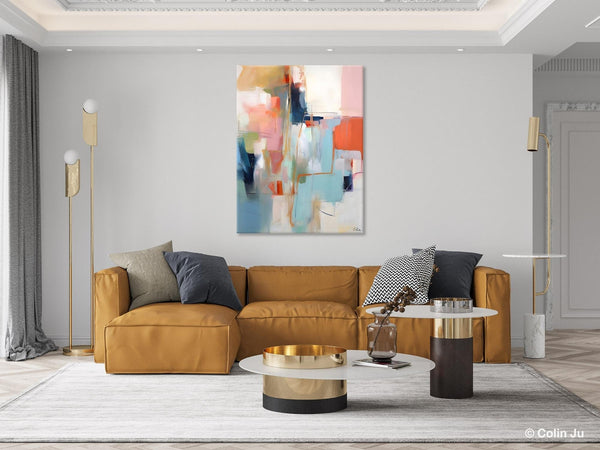 Large Wall Art Painting for Bedroom, Oversized Abstract Wall Art Paintings, Original Modern Artwork, Contemporary Acrylic Painting on Canvas-ArtWorkCrafts.com