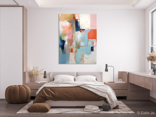 Large Wall Art Painting for Bedroom, Oversized Abstract Wall Art Paintings, Original Modern Artwork, Contemporary Acrylic Painting on Canvas-ArtWorkCrafts.com