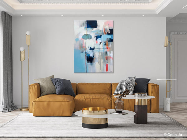 Large Wall Paintings for Bedroom, Contemporary Abstract Paintings on Canvas, Oversized Abstract Wall Art Paintings, Original Abstract Art-ArtWorkCrafts.com