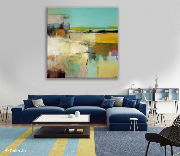 Original Modern Abstract Art for Bedroom, Extra Large Canvas Paintings for Living Room, Abstract Wall Art for Sale, Simple Modern Art-ArtWorkCrafts.com