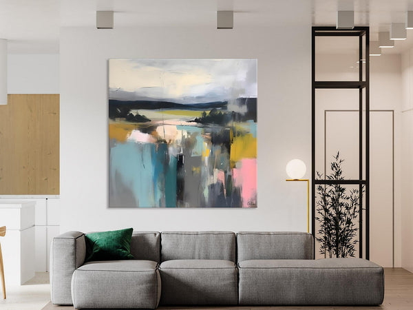 Contemporary Canvas Art, Original Modern Wall Art, Modern Acrylic Artwork, Modern Canvas Paintings, Large Abstract Painting for Bedroom-ArtWorkCrafts.com