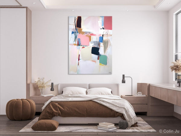 Abstract Painting on Canvas, Contemporary Acrylic Paintings, Extra Large Canvas Painting for Bedroom, Original Abstract Wall Art for Sale-ArtWorkCrafts.com