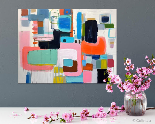 Contemporary Acrylic Paintings, Modern Wall Art Ideas for Living Room, Extra Large Canvas Paintings, Original Abstract Painting, Impasto Art-ArtWorkCrafts.com