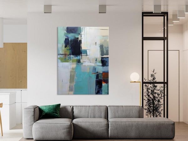 Large Contemporary Wall Art, Acrylic Painting on Canvas, Modern Paintings, Extra Large Paintings for Dining Room, Original Abstract Painting-ArtWorkCrafts.com