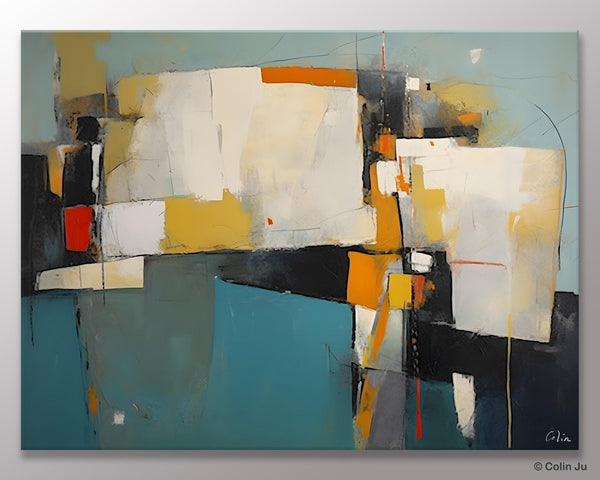Hand Painted Canvas Art, Large Wall Art Ideas for Living Room, Oversized Canvas Paintings, Original Abstract Art, Contemporary Acrylic Art-ArtWorkCrafts.com