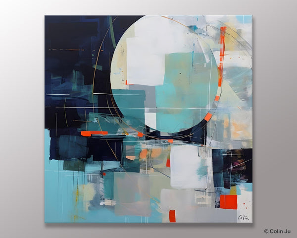 Large Abstract Painting for Bedroom, Modern Acrylic Artwork, Original Abstract Wall Art, Modern Canvas Paintings, Contemporary Canvas Art-ArtWorkCrafts.com