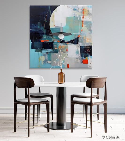 Large Abstract Painting for Bedroom, Modern Acrylic Artwork, Original Abstract Wall Art, Modern Canvas Paintings, Contemporary Canvas Art-ArtWorkCrafts.com
