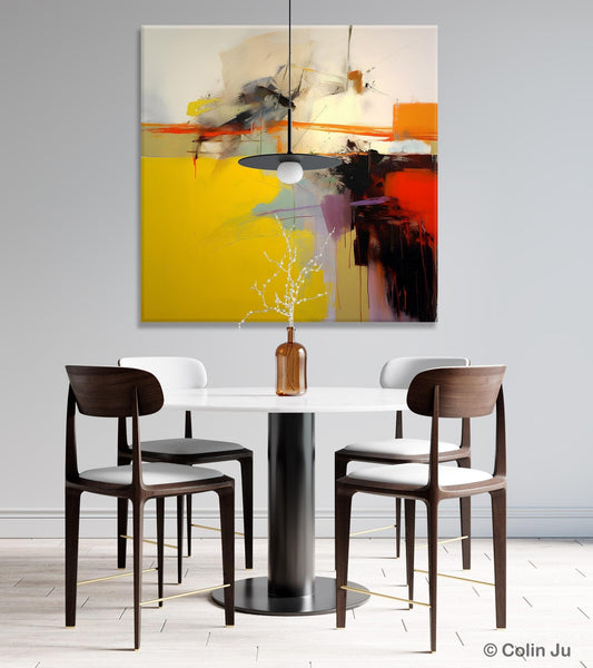 Modern Canvas Art Paintings, Contemporary Canvas Art, Original Modern Wall Art, Modern Acrylic Artwork, Large Abstract Paintings for Bedroom-ArtWorkCrafts.com