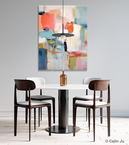 Large Wall Art Painting for Bedroom, Original Canvas Art, Contemporary Acrylic Painting on Canvas, Oversized Modern Abstract Wall Paintings-ArtWorkCrafts.com