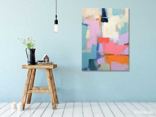 Contemporary Paintings on Canvas, Large Wall Art Painting for Dining Room, Original Abstract Wall Art, Oversized Abstract Wall Art Paintings-ArtWorkCrafts.com