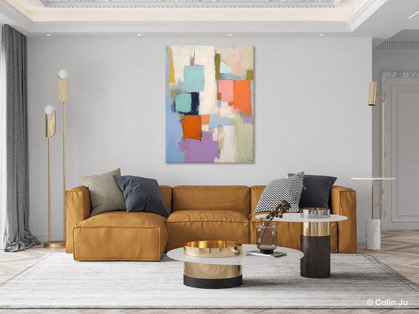 Contemporary Paintings on Canvas, Large Wall Art Painting for Dining Room, Original Abstract Wall Art Painting, Abstract Paintings on Canvas-ArtWorkCrafts.com