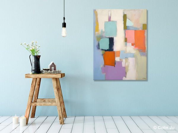 Contemporary Paintings on Canvas, Large Wall Art Painting for Dining Room, Original Abstract Wall Art Painting, Abstract Paintings on Canvas-ArtWorkCrafts.com