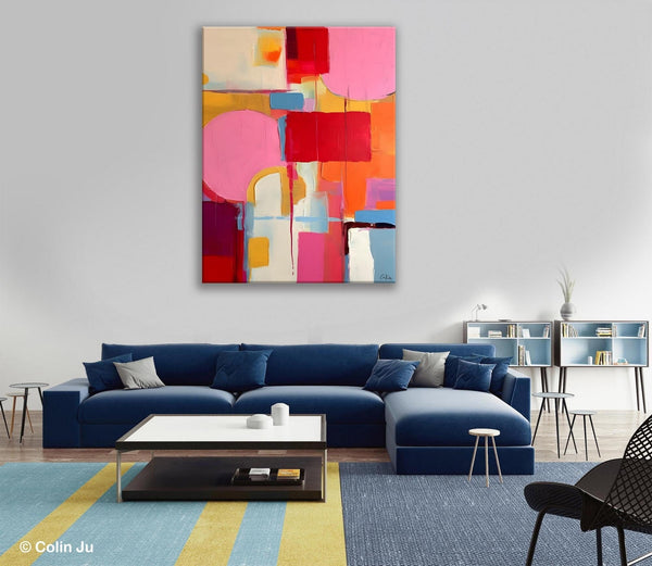 Large Wall Art Painting for Living Room, Large Modern Canvas Wall Paintings, Original Abstract Art, Contemporary Acrylic Painting on Canvas-ArtWorkCrafts.com