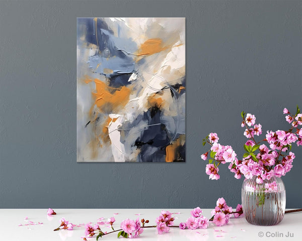 Contemporary Acrylic Paintings on Canvas, Large Wall Art Paintings for Bedroom, Oversized Abstract Wall Art Paintings, Original Abstract Art-ArtWorkCrafts.com