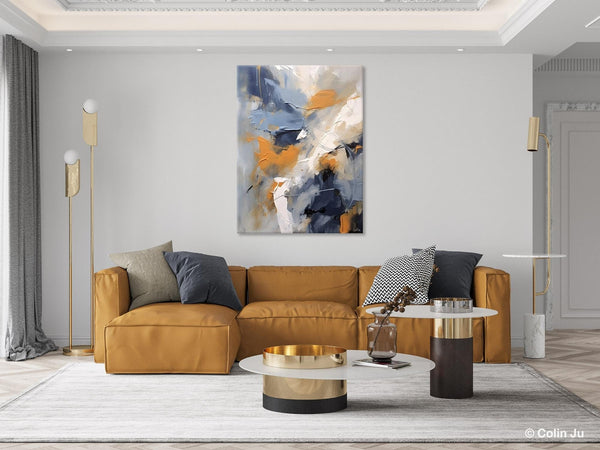 Contemporary Acrylic Paintings on Canvas, Large Wall Art Paintings for Bedroom, Oversized Abstract Wall Art Paintings, Original Abstract Art-ArtWorkCrafts.com