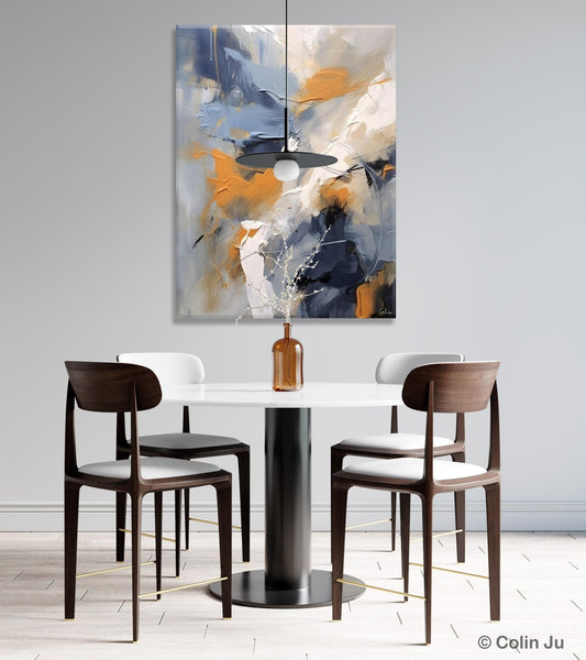 Contemporary Acrylic Paintings on Canvas, Large Wall Art Paintings for Bedroom, Oversized Abstract Wall Art Paintings, Original Abstract Art-ArtWorkCrafts.com