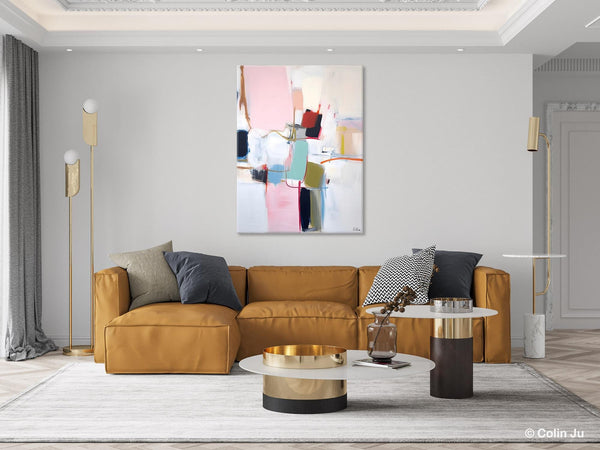 Hand Painted Canvas Art, Modern Paintings, Large Contemporary Wall Art, Extra Large Paintings for Living Room, Original Abstract Painting-ArtWorkCrafts.com