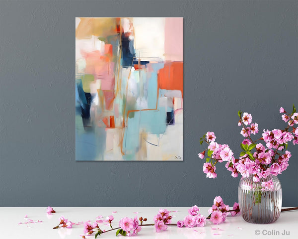 Large Wall Art Painting for Bedroom, Oversized Abstract Wall Art Paintings, Original Modern Artwork, Contemporary Acrylic Painting on Canvas-ArtWorkCrafts.com