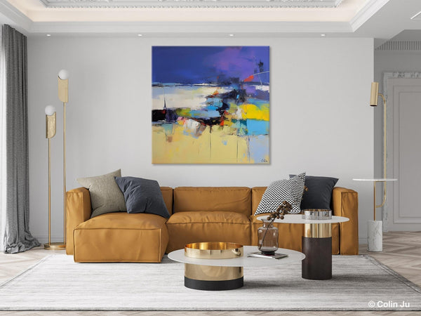 Original Modern Abstract Artwork, Geometric Modern Canvas Art, Extra Large Canvas Paintings for Living Room, Abstract Wall Art for Sale-ArtWorkCrafts.com