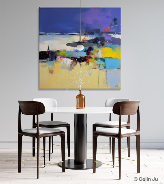 Original Modern Abstract Artwork, Geometric Modern Canvas Art, Extra Large Canvas Paintings for Living Room, Abstract Wall Art for Sale-ArtWorkCrafts.com