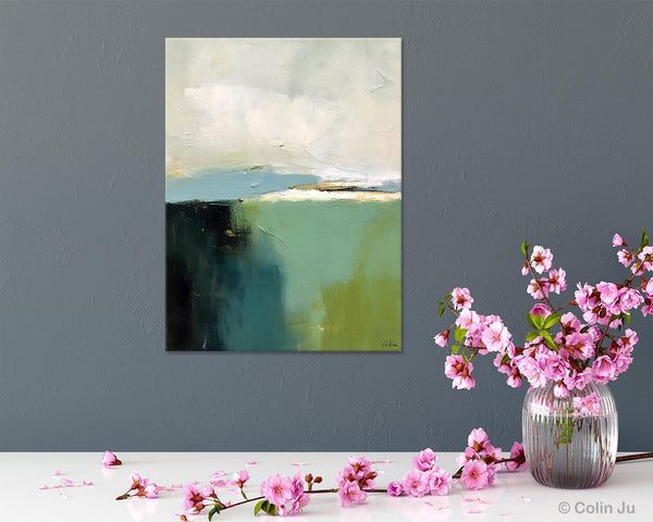 Simple Modern Wall Art, Oversized Contemporary Acrylic Paintings, Original Abstract Paintings, Extra Large Canvas Painting for Living Room-ArtWorkCrafts.com