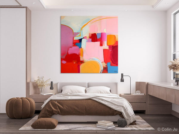 Large Abstract Art for Bedroom, Original Abstract Wall Art, Modern Canvas Paintings, Simple Modern Acrylic Artwork, Contemporary Canvas Art-ArtWorkCrafts.com