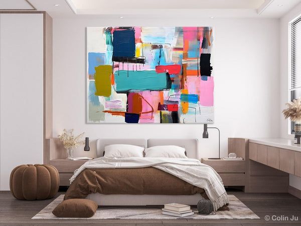 Original Abstract Art Paintings, Hand Painted Canvas Art, Acrylic Painting on Canvas, Large Canvas Art for Sale, Large Painting for Bedroom-ArtWorkCrafts.com