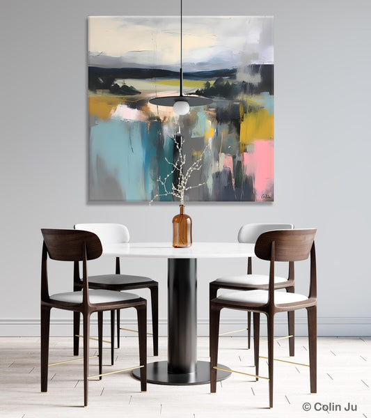 Contemporary Canvas Art, Original Modern Wall Art, Modern Acrylic Artwork, Modern Canvas Paintings, Large Abstract Painting for Bedroom-ArtWorkCrafts.com