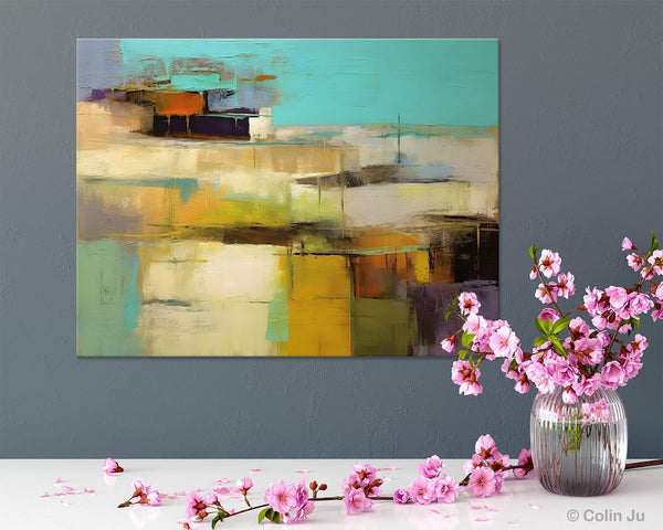 Modern Wall Art Ideas for Bedroom, Extra Large Canvas Painting, Original Abstract Art, Hand Painted Wall Art, Contemporary Acrylic Paintings-ArtWorkCrafts.com