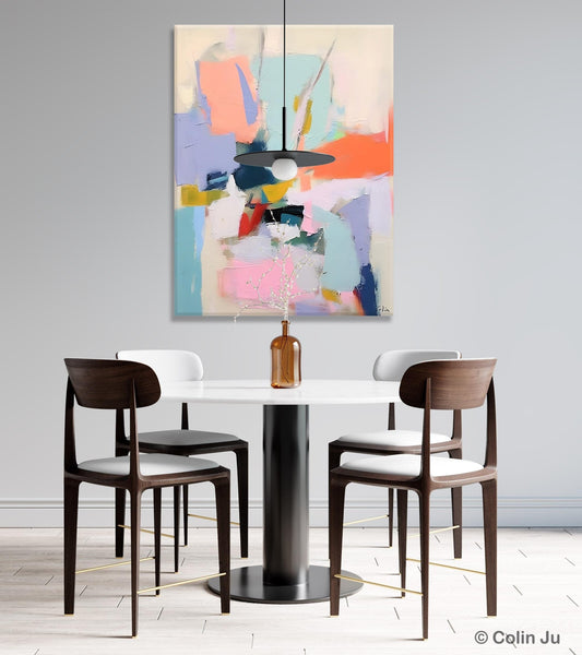 Original Artowrk, Abstract Wall Paintings, Hand Painted Canvas Art, Extra Large Paintings for Dining Room, Contemporary Wall Art Paintings-ArtWorkCrafts.com