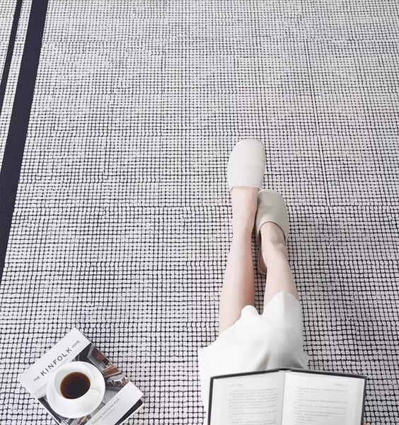 Large Modern Rugs for Living Room, Mid Century Modern Rugs for Bedroom, Contemporary Abstract Rugs under Dining Room Table-ArtWorkCrafts.com