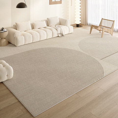 Soft Bedroom Floor Rugs, Extra Large Modern Rugs for Living Room, Oversized Modern Rug for Living Room, Geometric Contemporary Rugs for Dining Room-ArtWorkCrafts.com