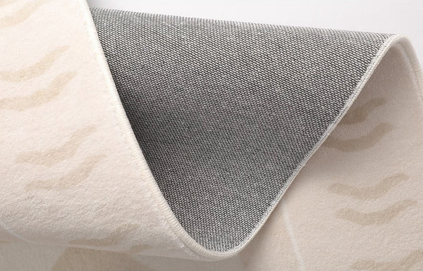 Mid Century Modern Rugs Next to Bed, Modern Rugs for Dining Room, Soft Contemporary Rugs for Bedroom, Cream Modern Carpets for Living Room-ArtWorkCrafts.com