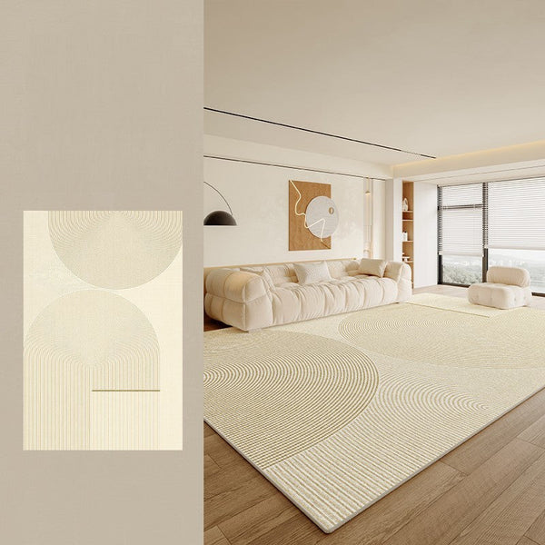 Bedroom Large Geometric Contemporary Rugs, Modern Rugs for Bedroom, Dining Room Floor Rug, Extra Large Floor Rugs for Living Room-ArtWorkCrafts.com