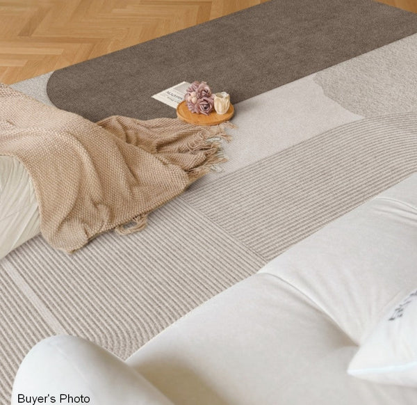 Living Room Contemporary Modern Rugs, Extra Large Abstract Geometric Modern Rugs, Bedroom Modern Rugs, Modern Rugs for Dining Room-ArtWorkCrafts.com