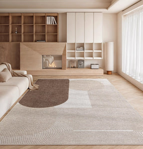 Living Room Contemporary Modern Rugs, Extra Large Abstract Geometric Modern Rugs, Bedroom Modern Rugs, Modern Rugs for Dining Room-ArtWorkCrafts.com