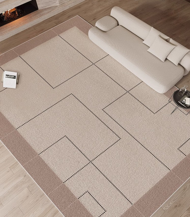 Abstract Contemporary Modern Rugs For Living Room 6, Large Comfortable Lounge Area Carpet