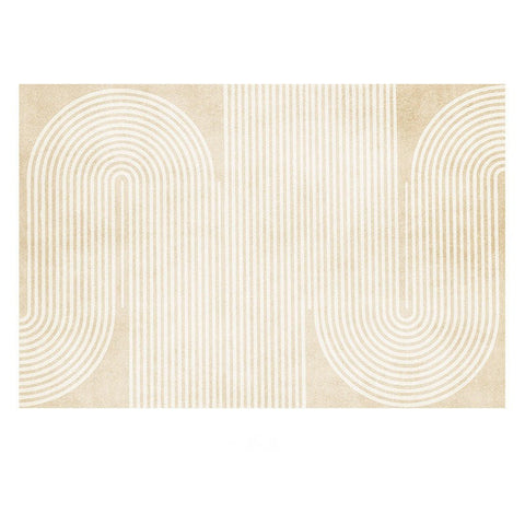 Cream Color Modern Living Room Rugs, Dining Room Modern Rugs, Thick Soft Modern Rugs for Living Room, Contemporary Rugs for Bedroom