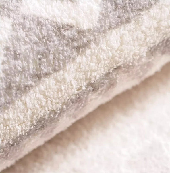 Washable Bathroom Runner Rugs, Morocco Contemporary Rug Ideas for Living Room, Modern Runner Rugs Next to Bed, Large Modern Rugs for Dining Room-ArtWorkCrafts.com