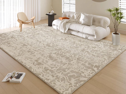 French Style Modern Rugs for Bedroom, Modern Rugs for Interior Design, Contemporary Modern Rugs under Dining Room Table, Soft Rugs for Living Room-ArtWorkCrafts.com