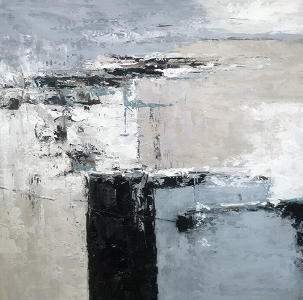 Simple Acrylic Paintings, Modern Wall Art Paintings for Living Room, Dining Room Acrylic Paintings, Heavy Texture Canvas Art, Buy Art Online-ArtWorkCrafts.com