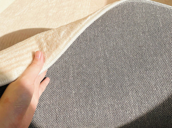 Modern Round Rugs for Dining Room, Circular Modern Rugs for Bedroom, Thick Round Rugs under Coffee Table, Contemporary Modern Rug Ideas for Living Room-ArtWorkCrafts.com