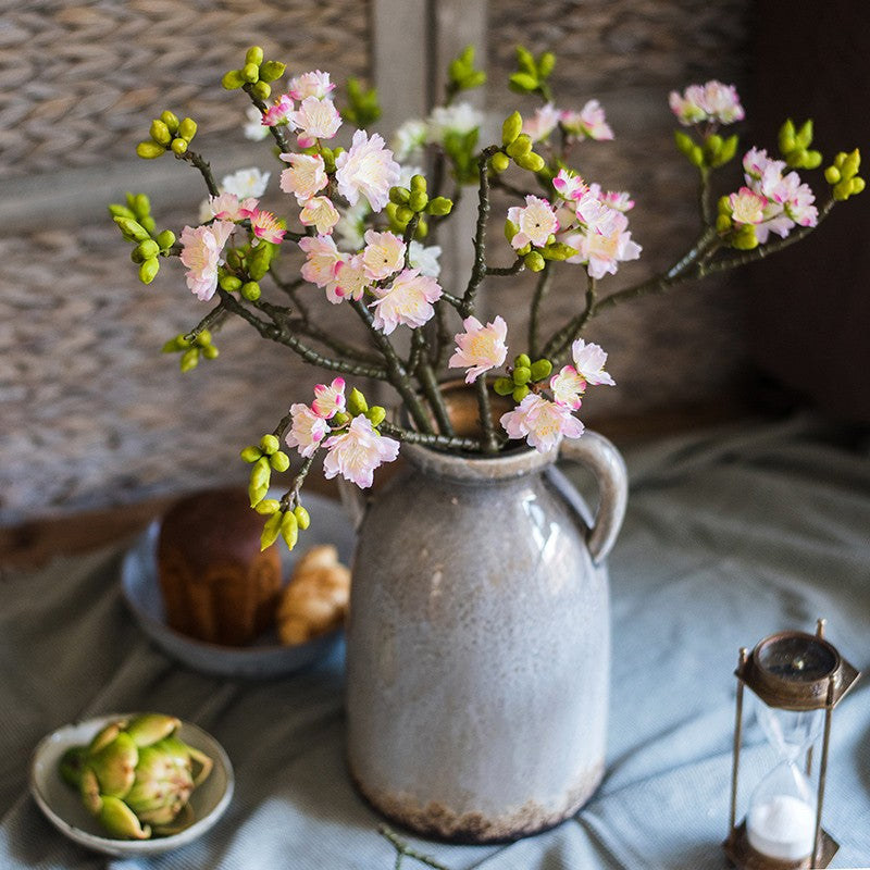 Cherry Blossom, Sakura Flowers, Creative Flower Arrangement Ideas for Home Decoration, Unique Artificial Flowers, Simple Artificial Floral for Bedroom-ArtWorkCrafts.com