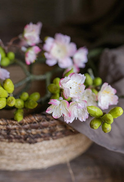 Cherry Blossom, Sakura Flowers, Creative Flower Arrangement Ideas for Home Decoration, Unique Artificial Flowers, Simple Artificial Floral for Bedroom-ArtWorkCrafts.com