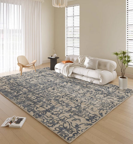 Modern Rugs for Interior Design, Thick Soft Rugs for Living Room, French Style Modern Rugs for Bedroom, Contemporary Modern Rugs under Dining Room Table-ArtWorkCrafts.com