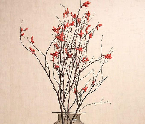 Myrtle Twigs, Handmade Artificial Flower, Natural Decorations, Flower Arrangement-ArtWorkCrafts.com