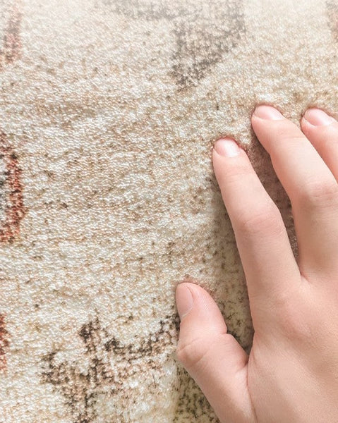 Modern Rugs for Living Room, Flower Pattern Modern Rugs for Farmhouse, Bedroom Modern Rugs, Modern Rugs for Dining Room-ArtWorkCrafts.com