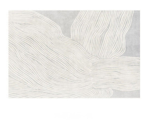 Modern Living Room Rugs, Grey Thick Soft Modern Rugs for Living Room, Dining Room Modern Rugs, Contemporary Rugs for Bedroom-ArtWorkCrafts.com